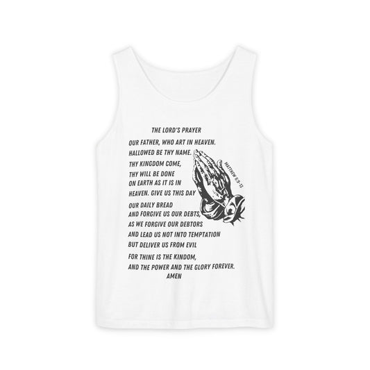 The Lord's Prayer Tank Top - Black