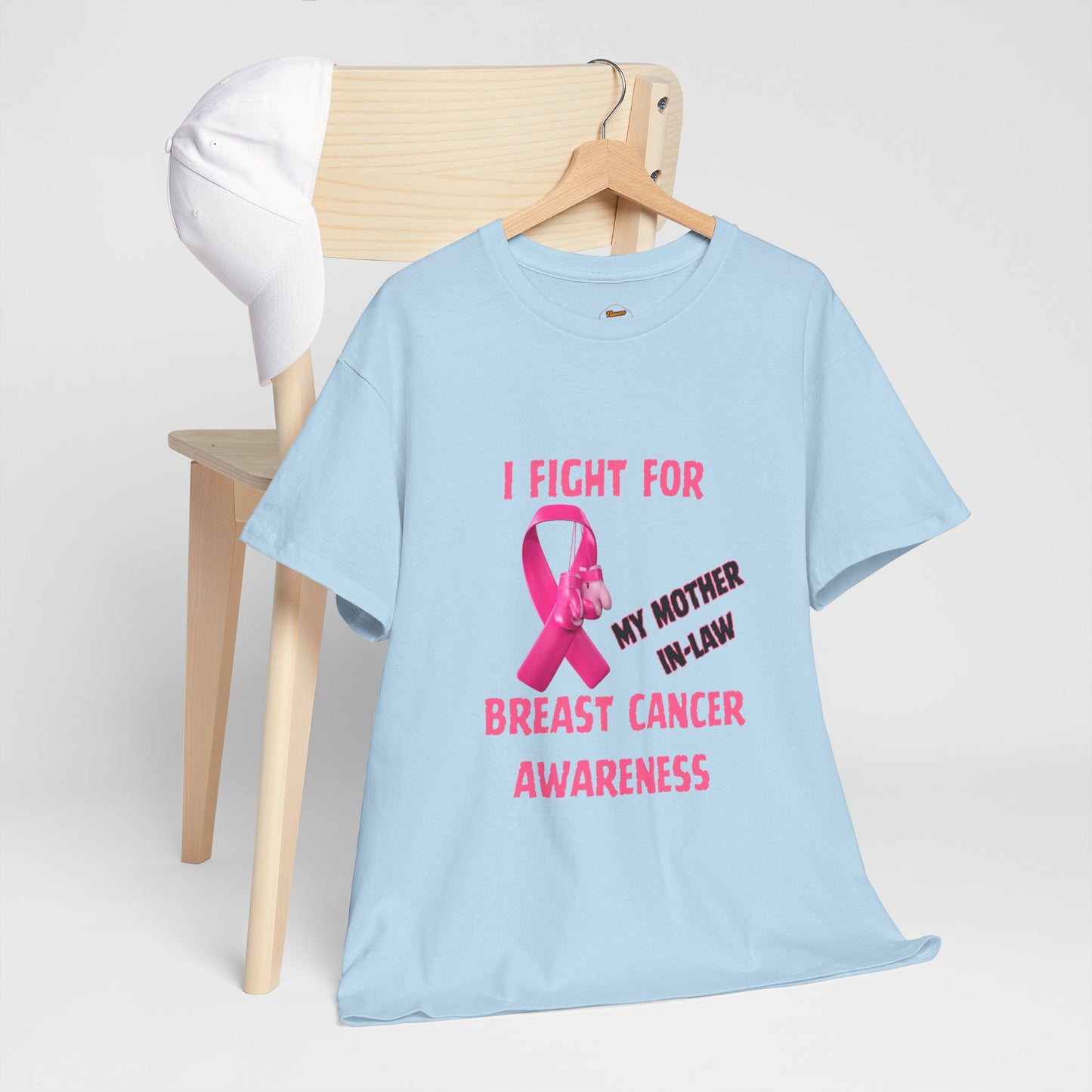 I Fight for My Mother-in-Law Pink Ribbon Tee