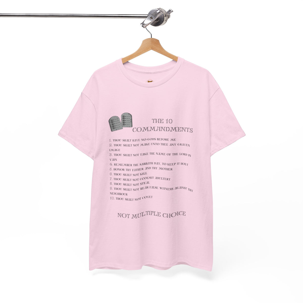10 Commandments T-Shirt - Black
