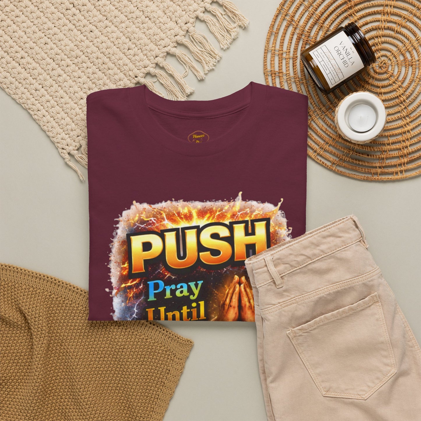 Push: Pray Until Something Happens T-Shirt — Bible 2