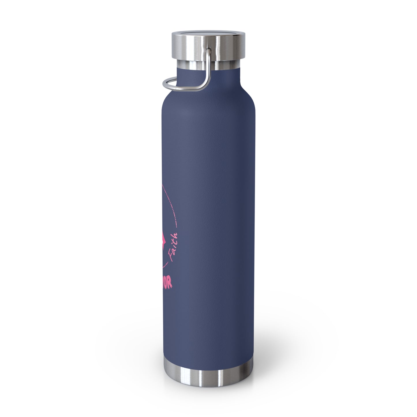 Survivor Breast Cancer Awareness 22oz Insulated Water Bottle
