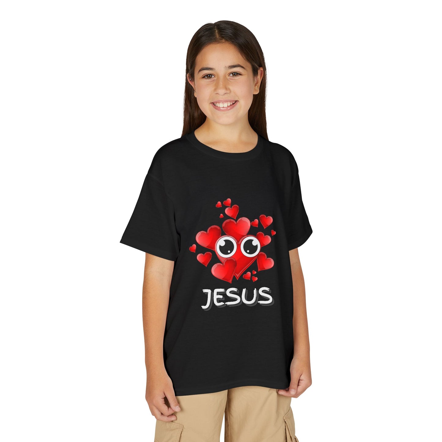 Eye Love Jesus Youth T-shirt - White