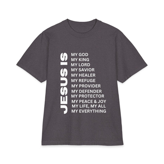 Christian JESUS IS T-shirt - 7X only - White