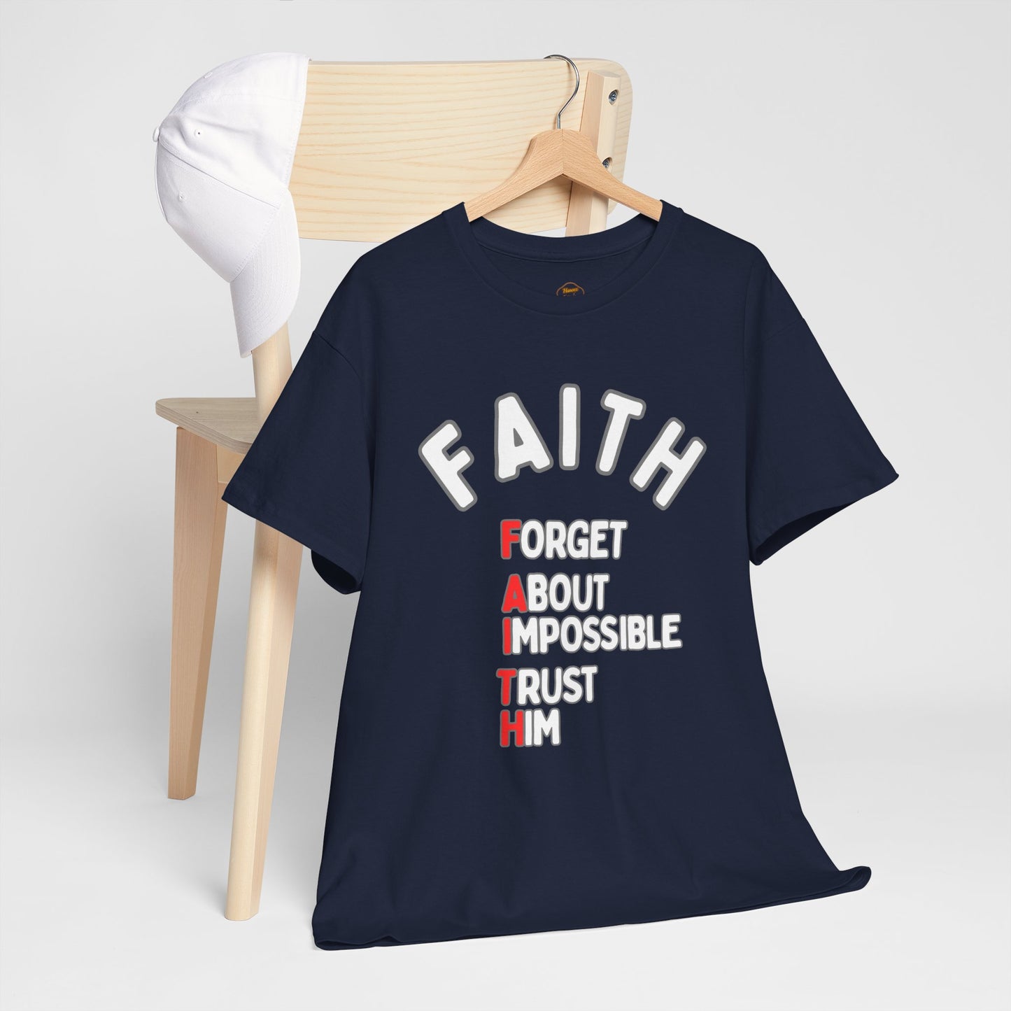 Faith T-Shirt "Forget About Impossible, Trust Him" Dark