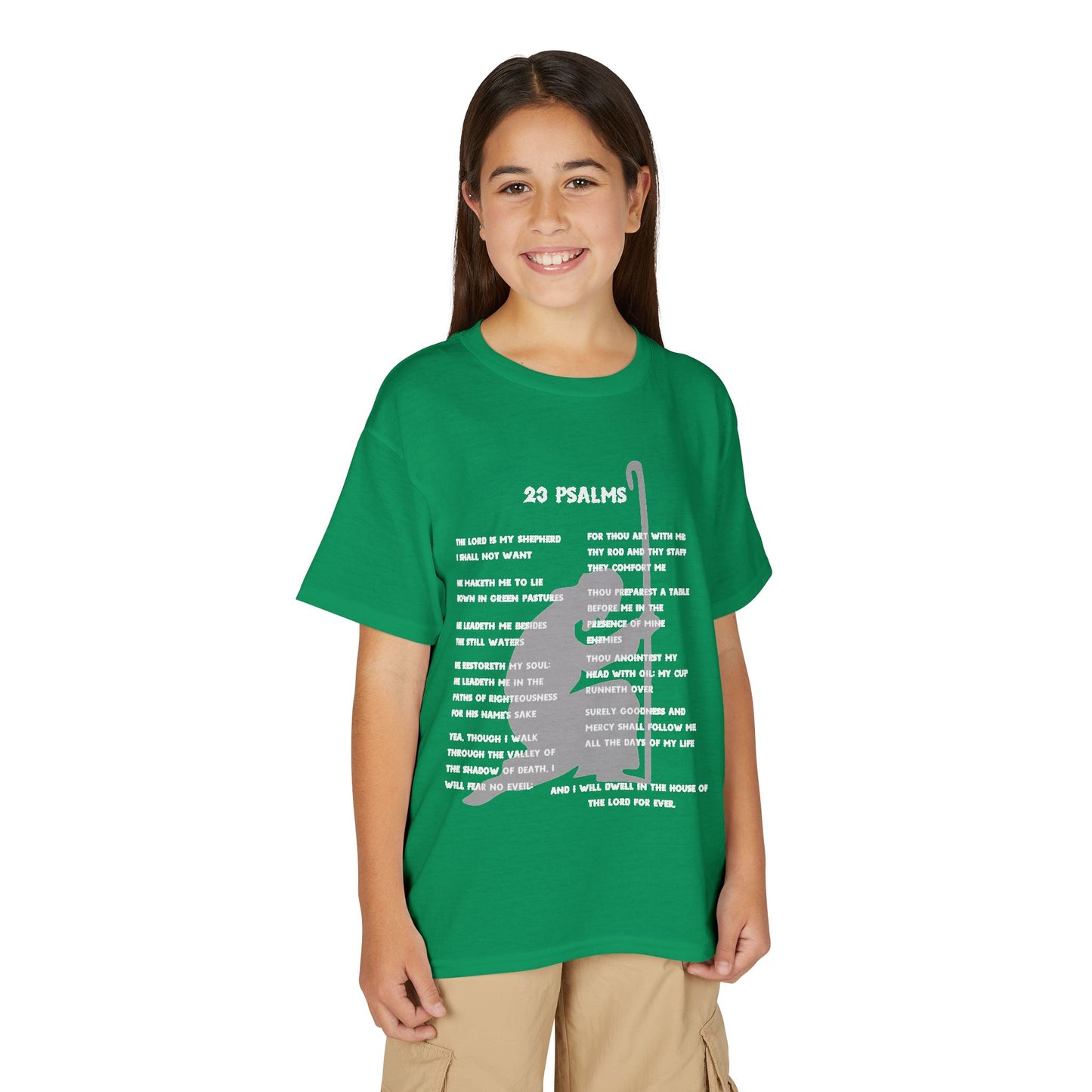 23 Psalms Youth T-shirt - White