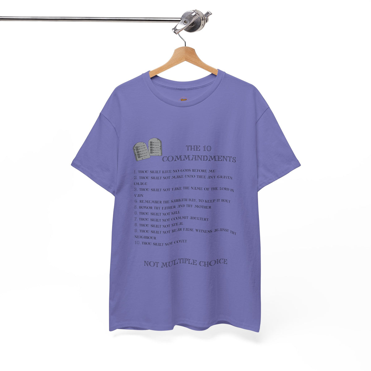10 Commandments T-Shirt - Black