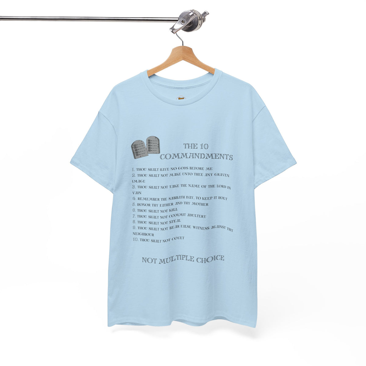 10 Commandments T-Shirt - Black