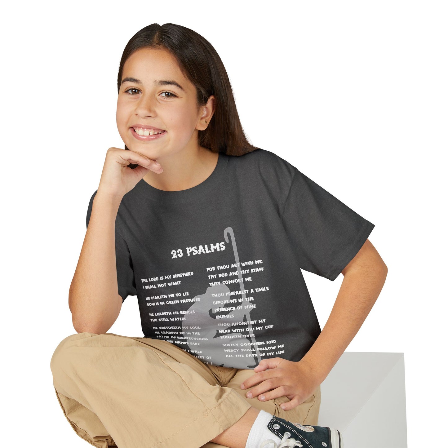 23 Psalms Youth T-shirt - White