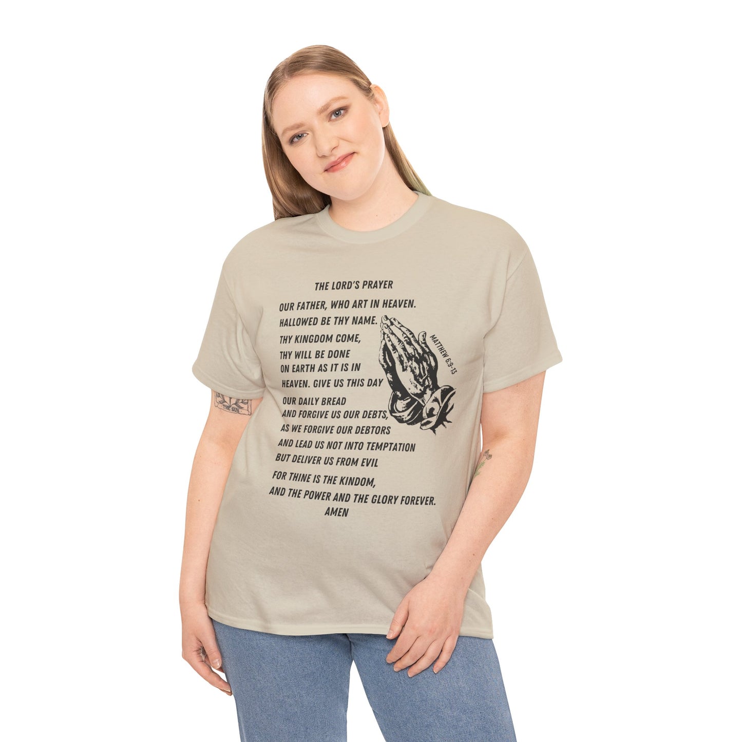 The Lord's Prayer T‑Shirt - Black