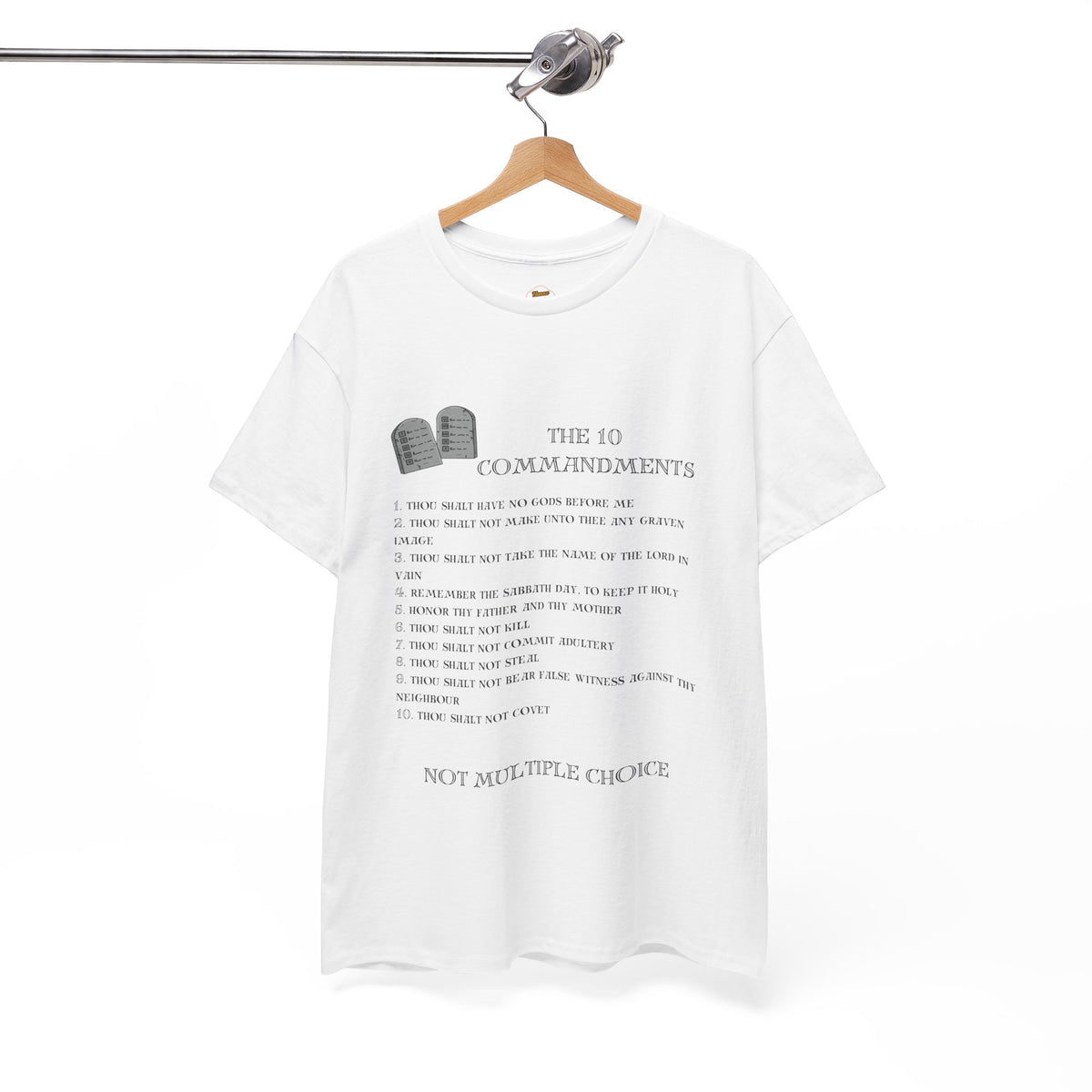 10 Commandments T-Shirt - Black