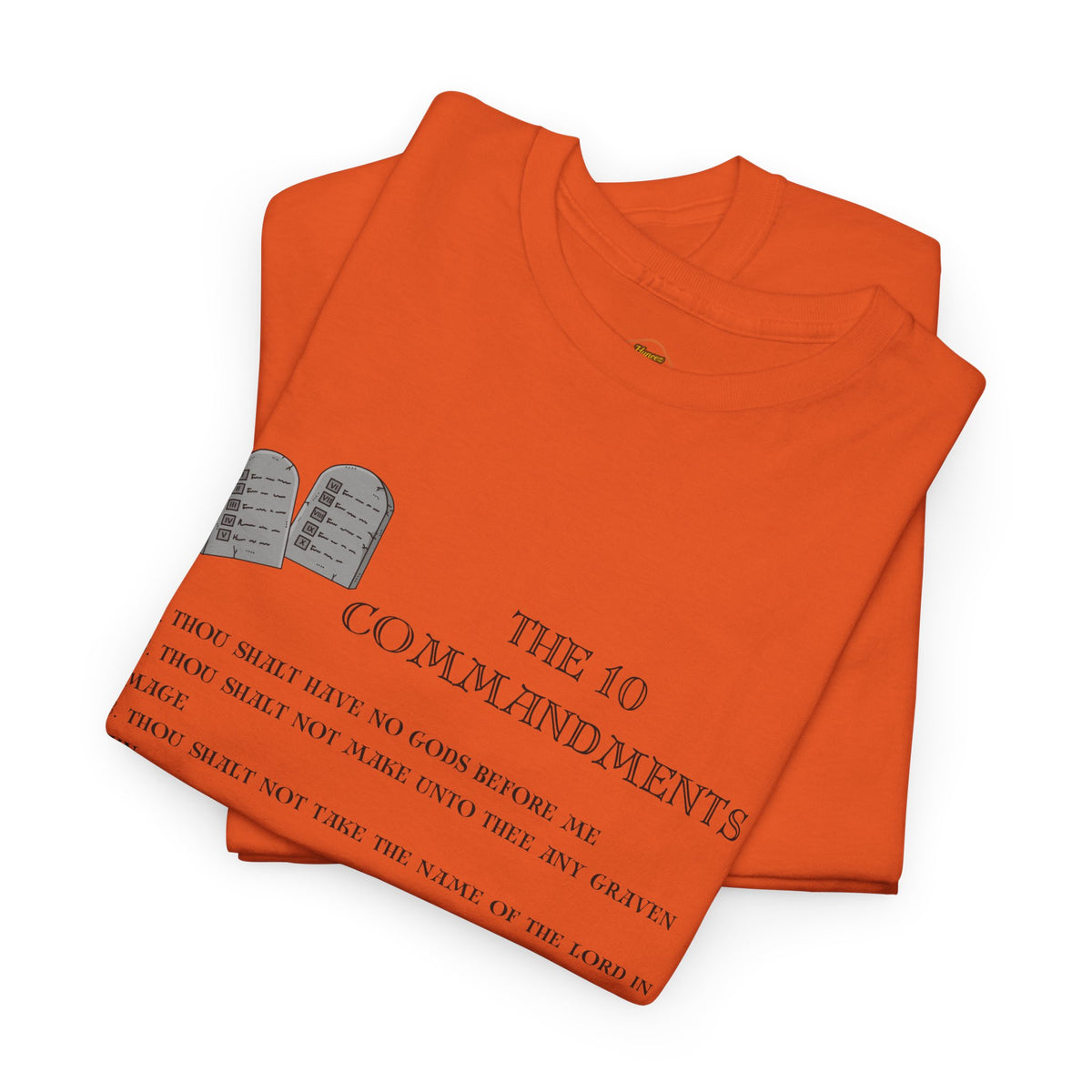 10 Commandments T-Shirt - Black