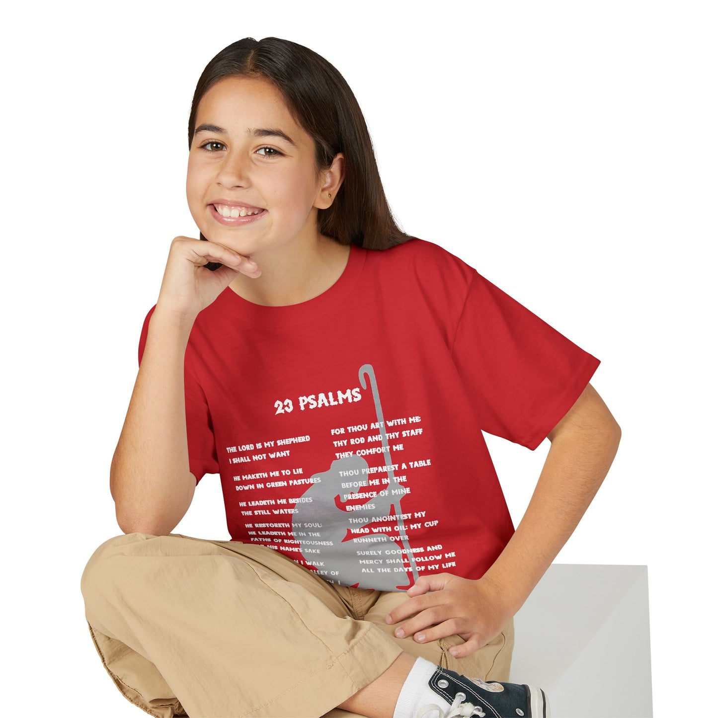 23 Psalms Youth T-shirt - White
