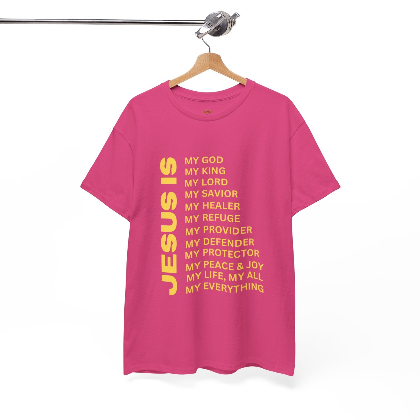 Christian JESUS IS T-Shirt – Gold