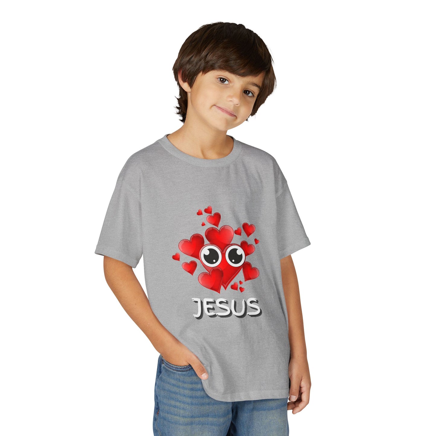 Eye Love Jesus Youth T-shirt - White
