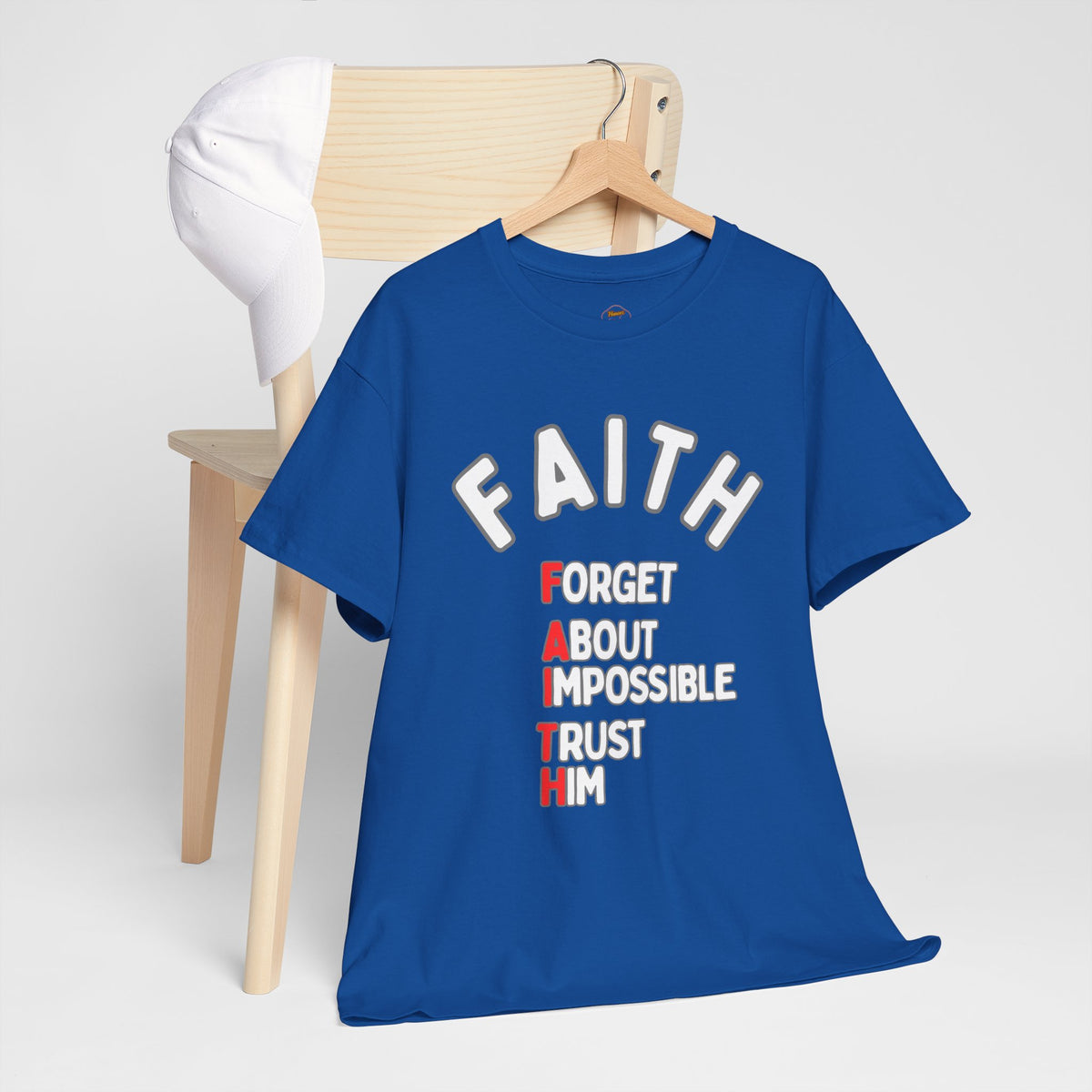 Faith T-Shirt "Forget About Impossible, Trust Him" Dark