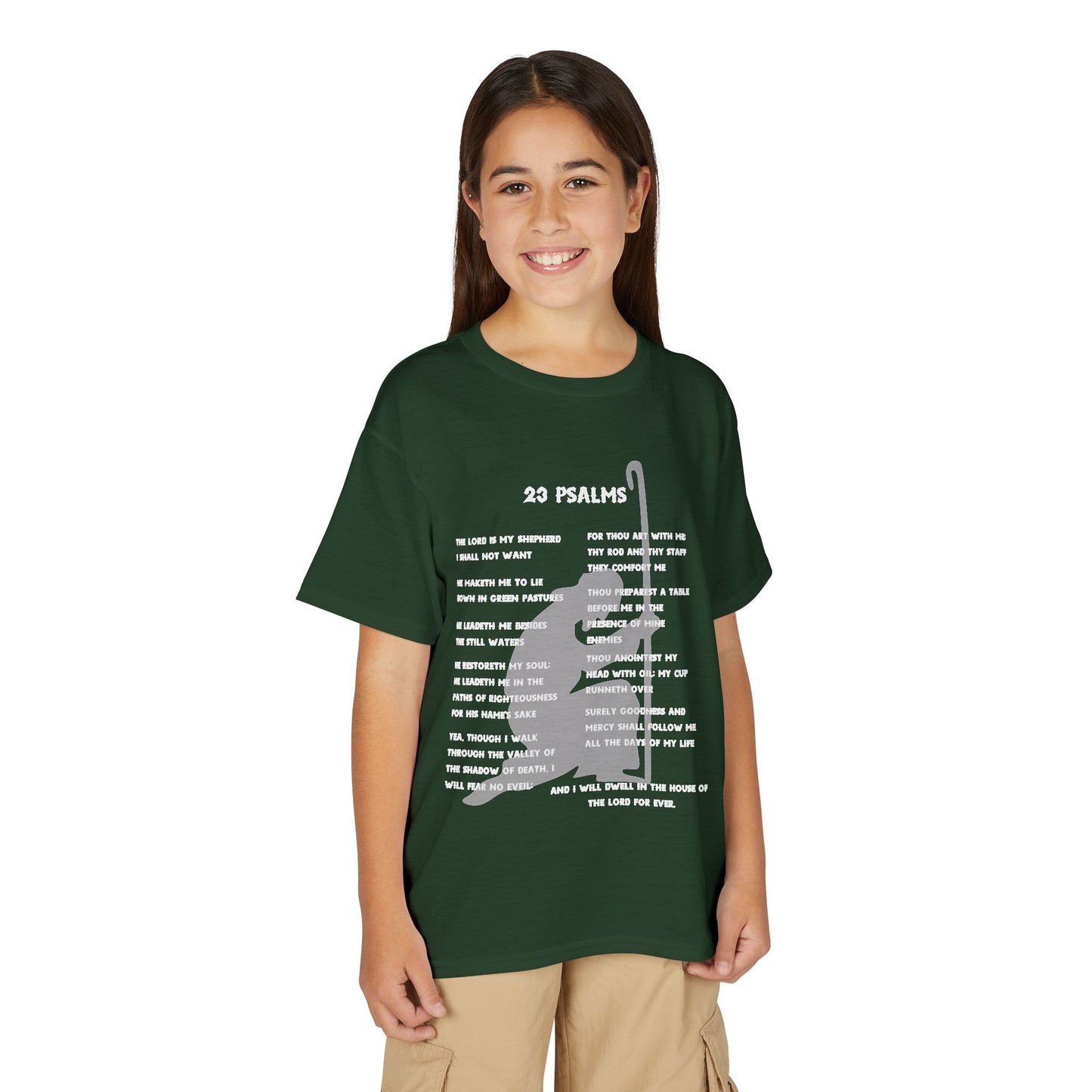 23 Psalms Youth T-shirt - White