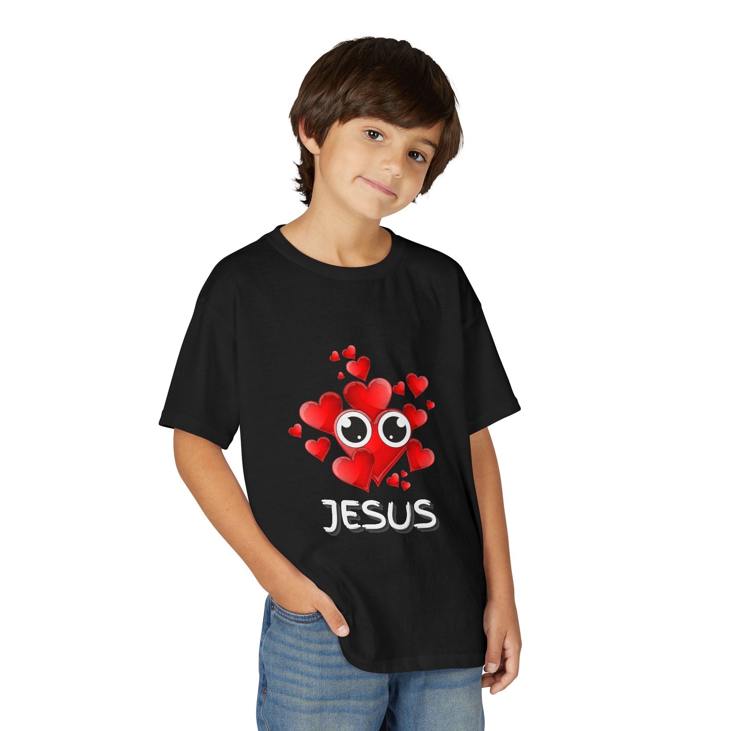 Eye Love Jesus Youth T-shirt - White