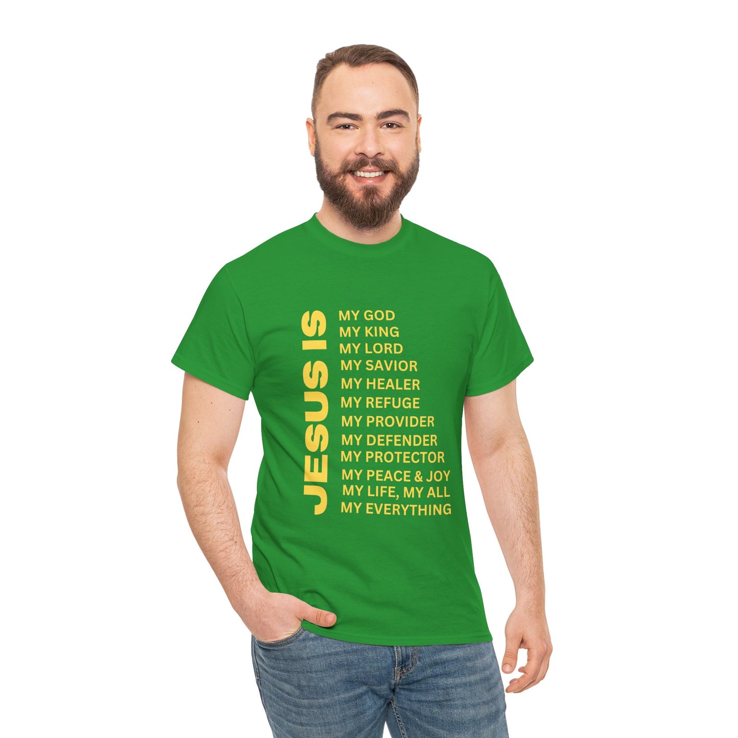 Christian JESUS IS T-Shirt – Gold