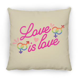 Love is Love Square Pillow