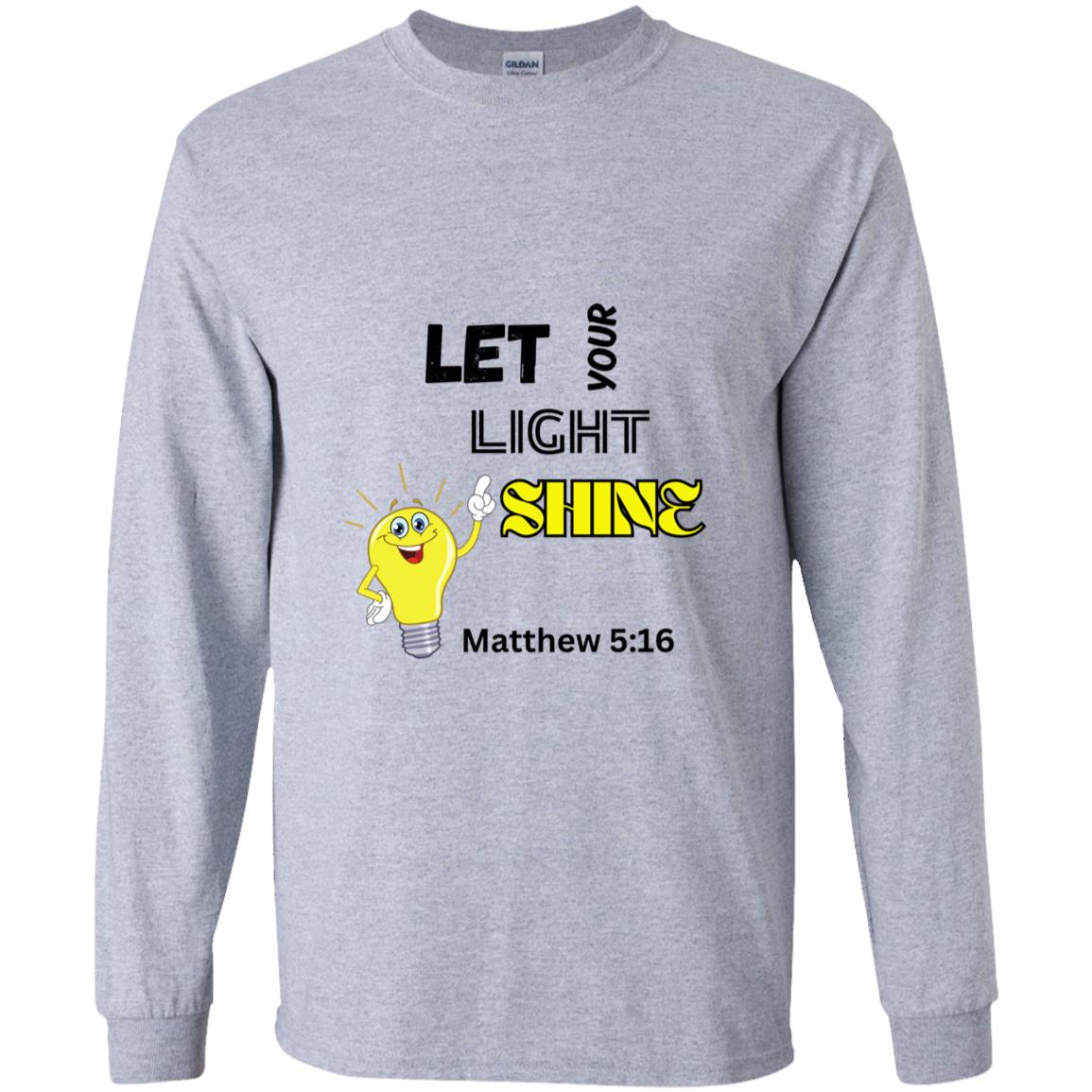 Let Your Light Shine Youth Long Sleeve