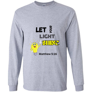 Let Your Light Shine Youth Long Sleeve