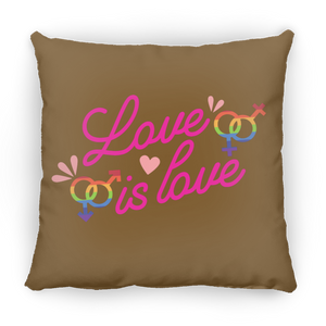 Love is Love Square Pillow