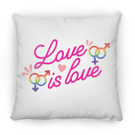Love is Love Square Pillow