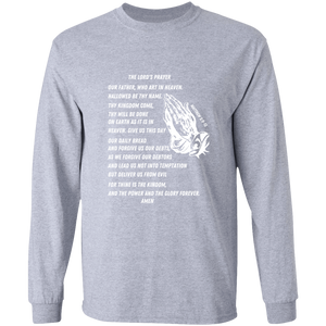 Lord's Prayer White Long Sleeve Shirt