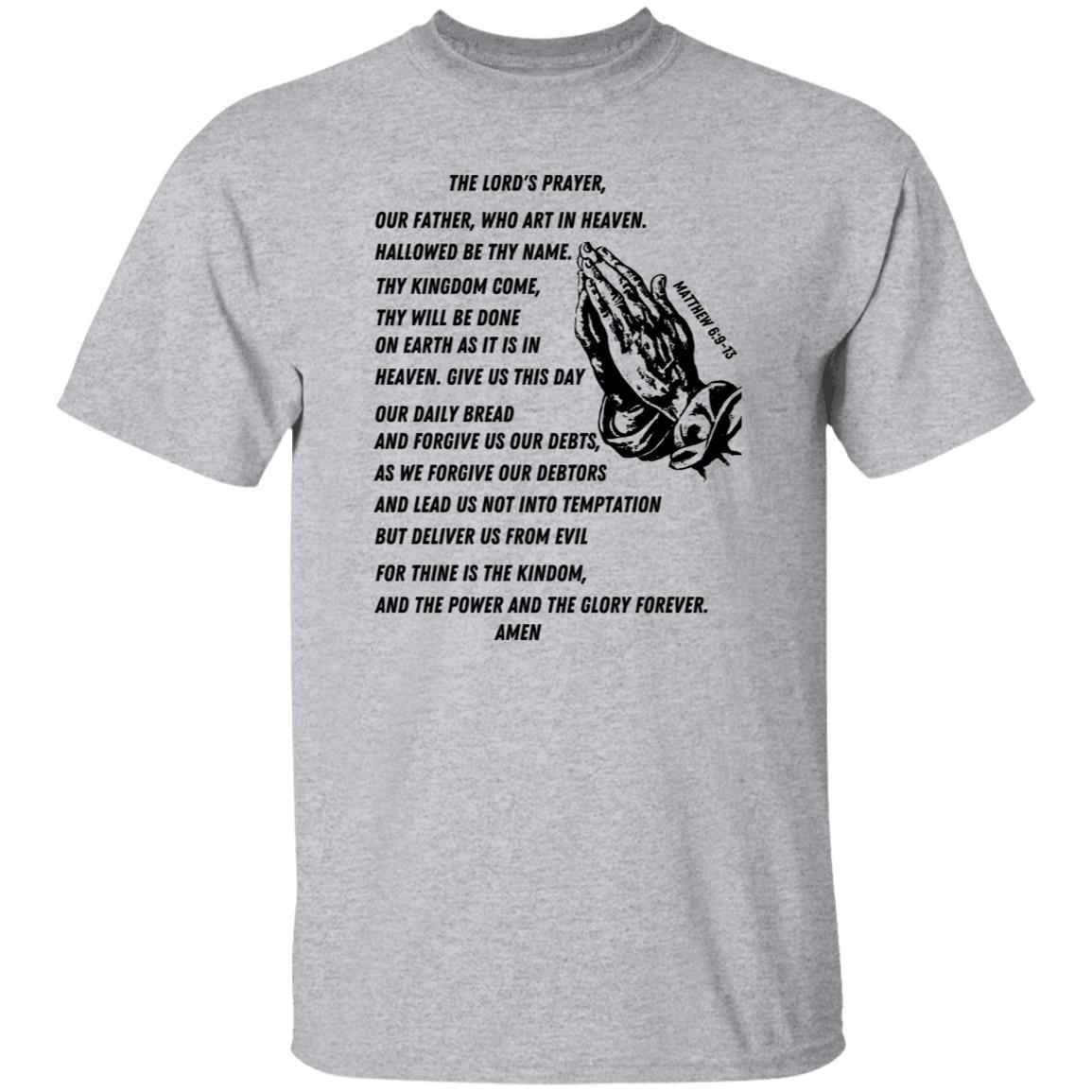 Lord's Prayer Short Sleeve Shirt - Black