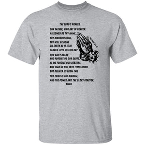 Lord's Prayer Short Sleeve Shirt - Black