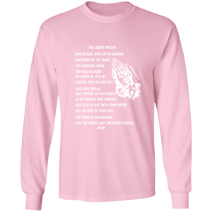 Lord's Prayer White Long Sleeve Shirt