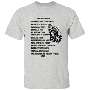 Lord's Prayer Youth Short Sleeve - Black