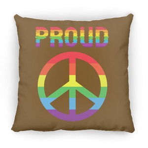 Proud Peace Square Pillow