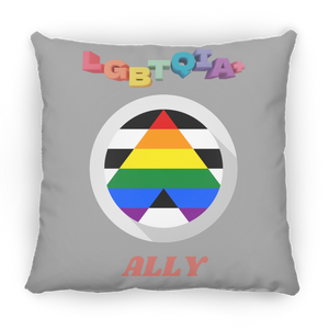 LGBTQIA+ ALLY SQUARE PILLOW