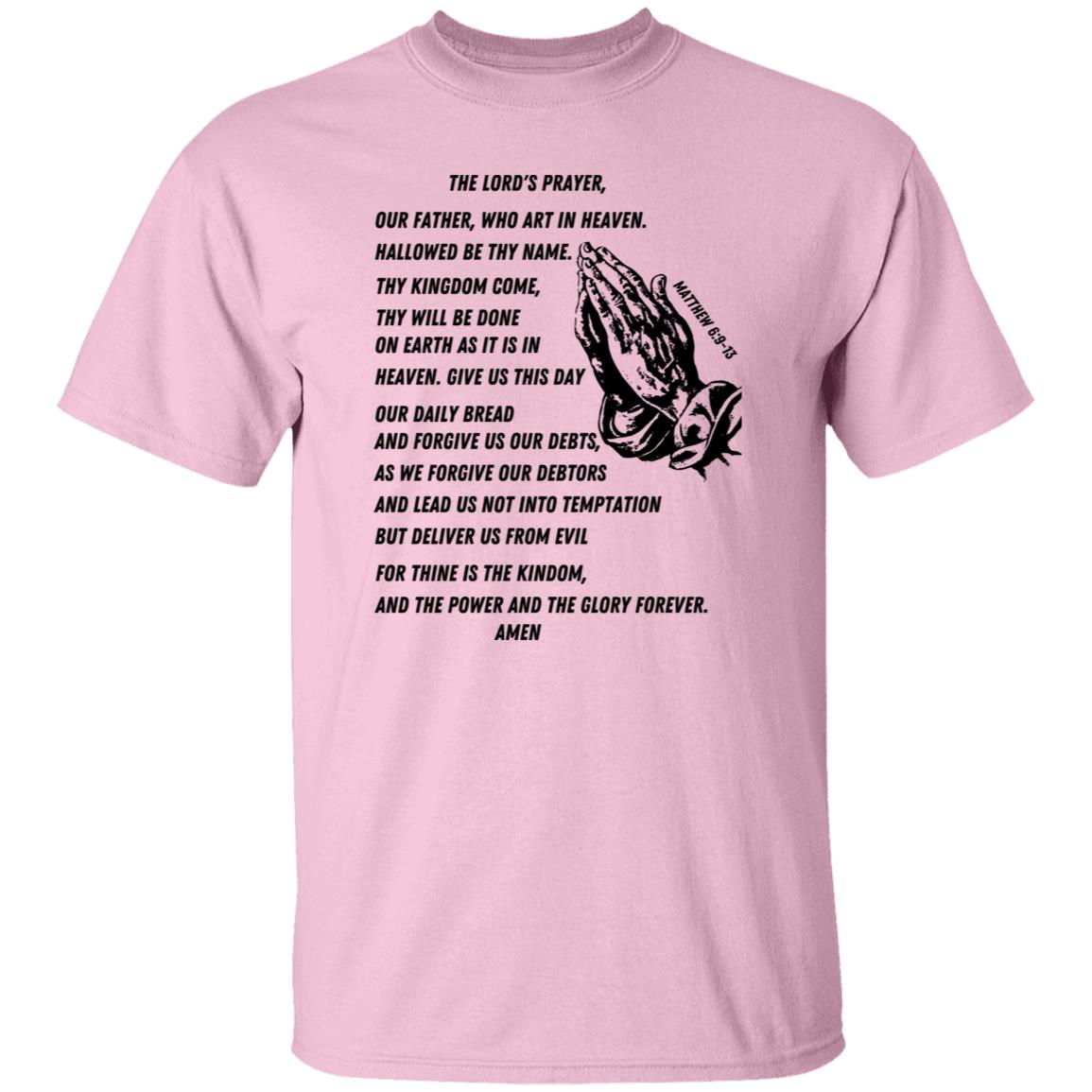 Lord's Prayer Short Sleeve Shirt - Black