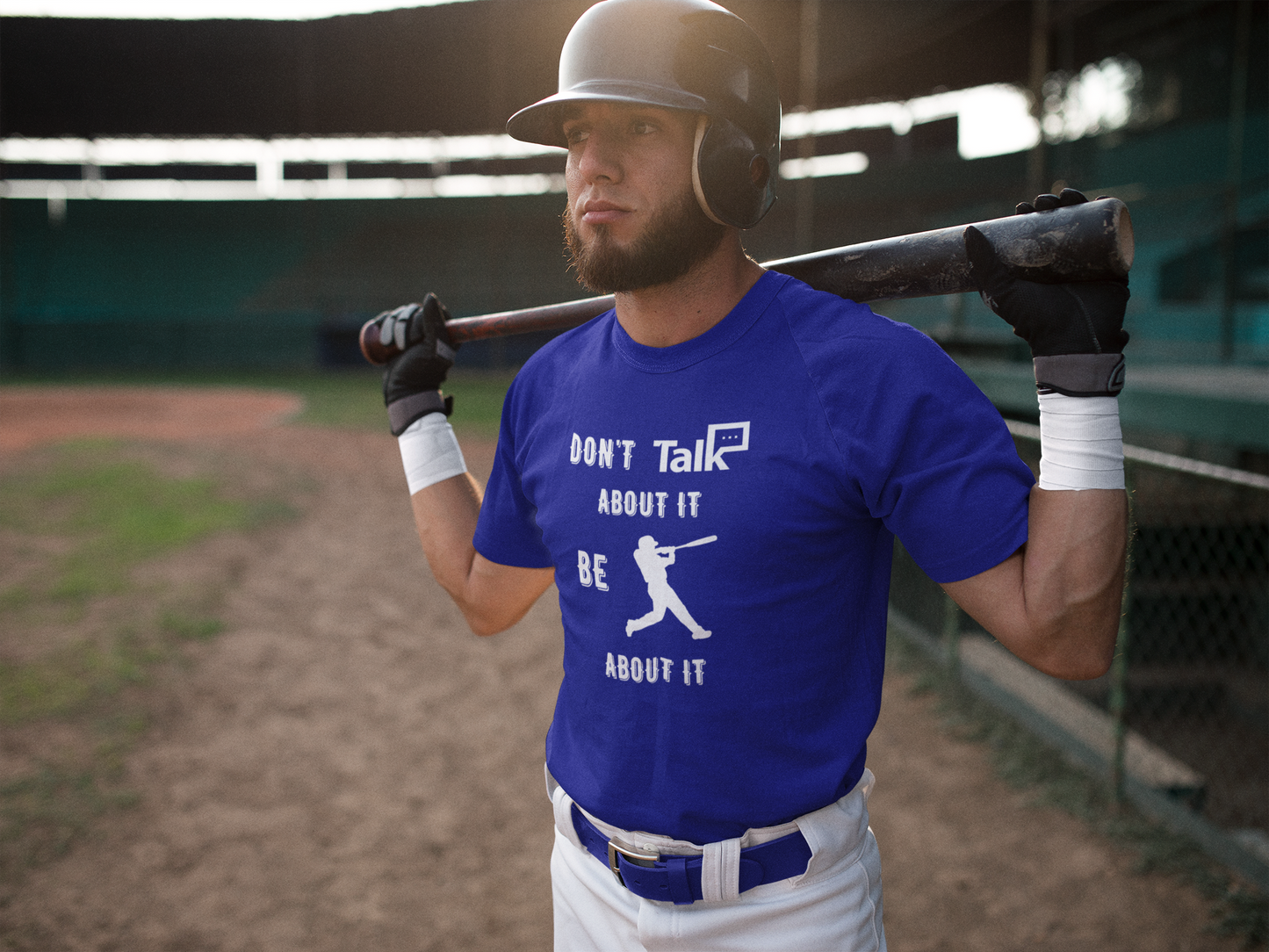 Don't Talk About It - Baseball Short Sleeve Shirt