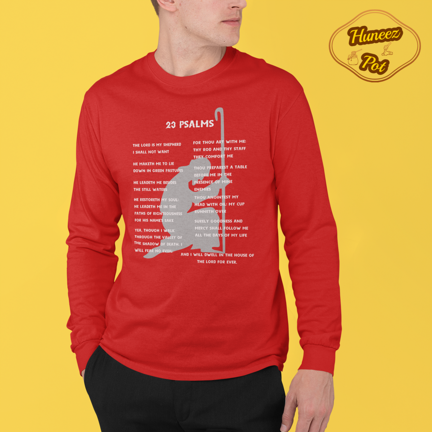 23 Psalms Long Sleeve Shirt - White