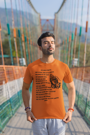 Lord's Prayer Short Sleeve Shirt - Black