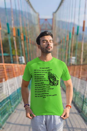 Lord's Prayer Short Sleeve Shirt - Black