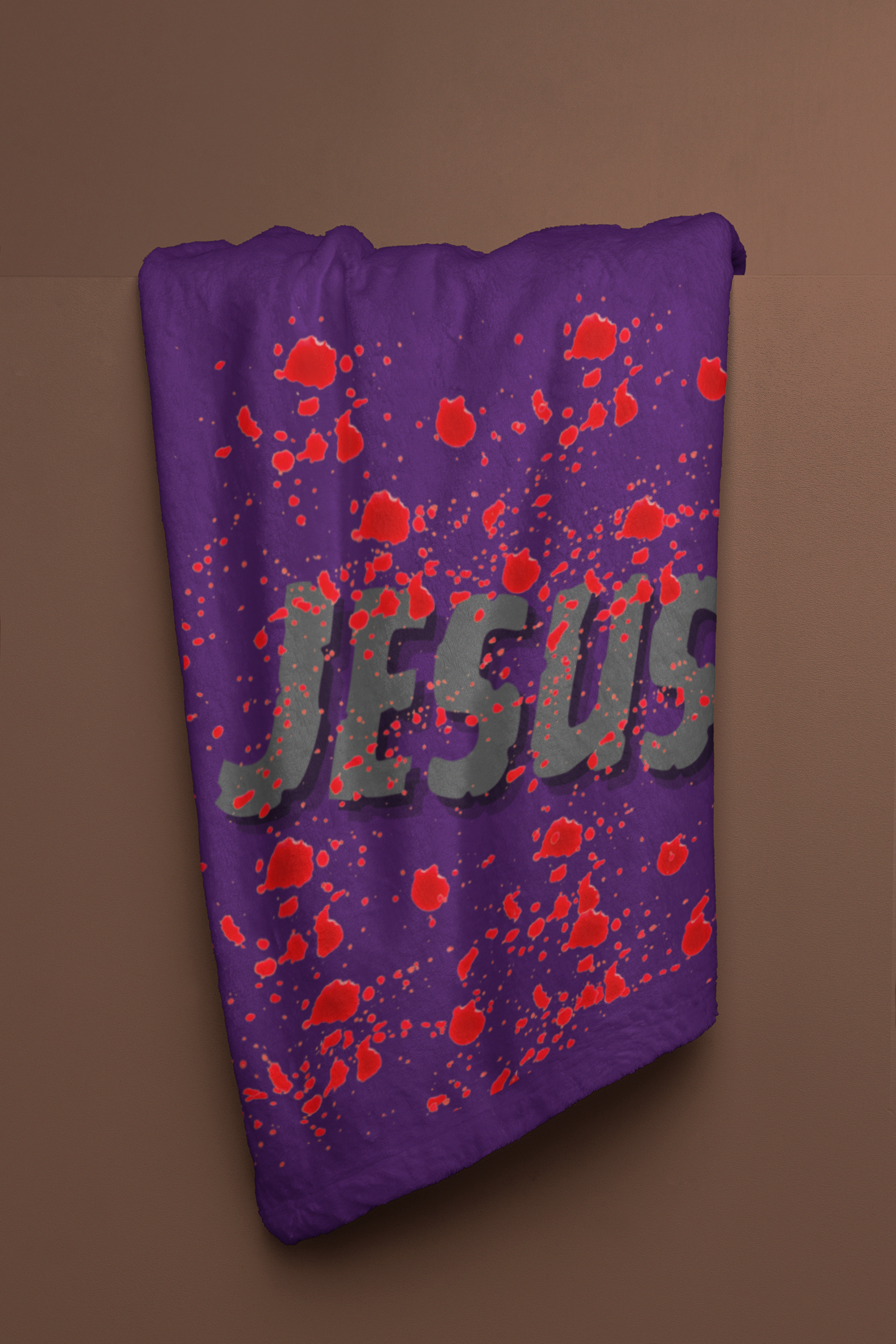 Blood of Jesus Cozy Plush Fleece Blanket