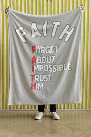 FAITH Cozy Plush Fleece Blanket