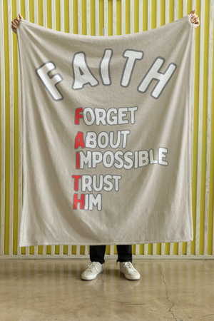 FAITH Cozy Plush Fleece Blanket