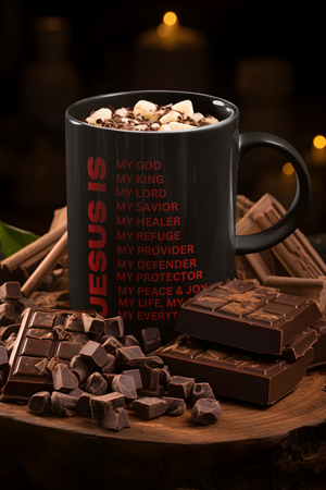 Jesus Is Christian Mug Red