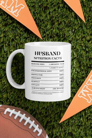 Nutrition Facts Mug - Husband
