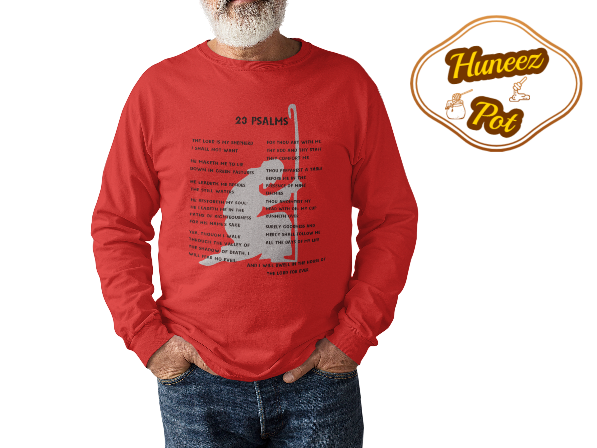 23 Psalms Long Sleeve Shirt - Black