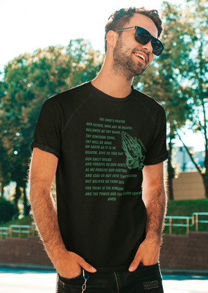 Lord's Prayer Short Sleeve T-shirt Green