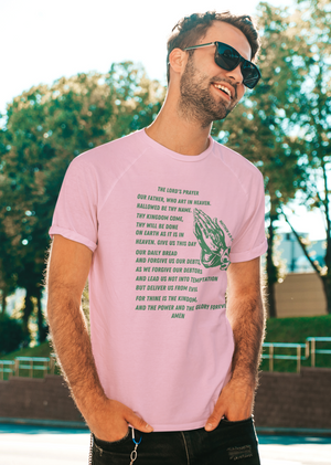 Lord's Prayer Short Sleeve T-shirt Green