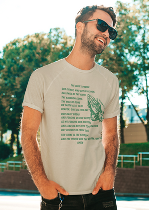 Lord's Prayer Short Sleeve T-shirt Green
