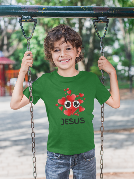 Eye Love Jesus Youth Short Sleeve
