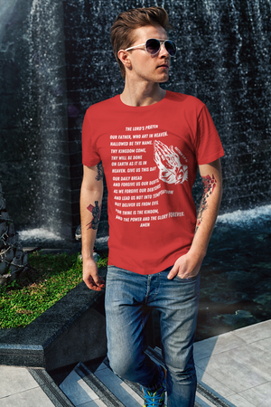 Lord's Prayer Short Sleeve Shirt - White
